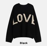 Love Lettering Round Knit