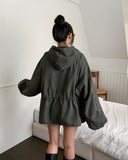 Pint Washed Short Hooded Field Jacket