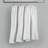 High Quality Banding Span Bootcut Cotton Pants