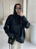 Lalad Plain Turtleneck Knit