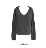 Pigment Dekki Pocket V-Neck Hoodie