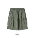 Fold Pocket Pigment Cargo Bermuda Pants