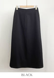Soelin Basic Cutout Long Skirt