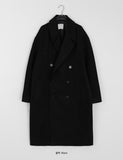 [unisex] Sticky Double Long Wool Coat - Wool 61