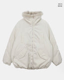 Leyou High Neck Two-Way Fur Padding Jumper