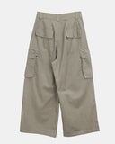 Karok Two-Pintuck Cargo Wide Pants