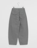 Charne Herringbone Wide Cotton Pants