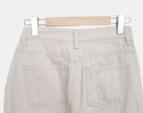 Maon Eyelet Scarf Layered Cotton Pants