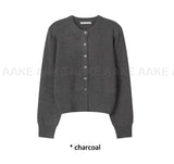 ESSENTIAL ROUND KNIT CARDIGAN