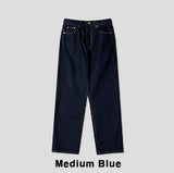 Carry Of Back Lettering Denim Pants