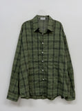 Wrinkle Check Overfit Shirt