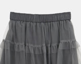 Ekin Sheer Layered Skirt Pants