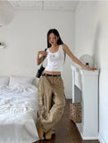 [U-BASIC] Daily Solid Crop Sleeveless