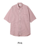 Hollyden seersucker check short sleeve shirt