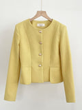 Kime Tweed Peplum Jacket