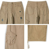 Raviel Check Damage Cotton Pants