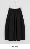 [BAONHAUS] Mitun Cut Banding Balloon Long Skirt