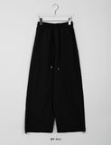 Herdy Nylon Banding Side Snap Wide Jogger Pants