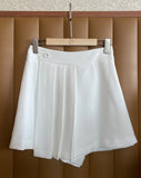 Jer Pleats Wrap Skirt Pants