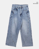 Leanne Low Curved Denim Pants