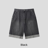 Cuffrey Dart Rollup Bermuda Denim Pants