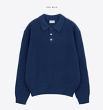 Pine washable collar knit