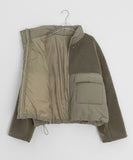 Canyl High-Neck Wool Padded Jumper