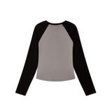W Track Line V-Neck Long Sleeve
