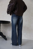 Sraight washed denim