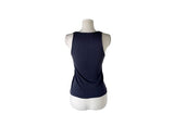 Prim Ribbed Round Sleeveless