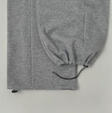 Winter Folding Pintuck Two-Way Wide Jogger Banding Brushed Pants