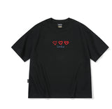 Caroline Chain Embroidered Crop Short Sleeve Tee