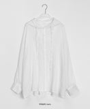 Miltu Summer See-through Hood Shirt