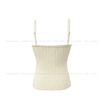 Mobi Ruffle Lace Ribbed Sleeveless