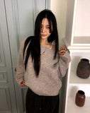 Deu round neck loose fit knit