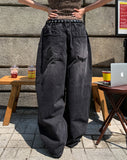 Lecle Funky Damage Balloon Denim Pants