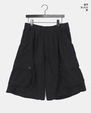[MADE] Kinch Pigment Washing Cargo Shorts Bermuda Pants
