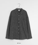 [unisex] Hugs Summer Check Over Shirt