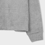 Corduroy round cardigan