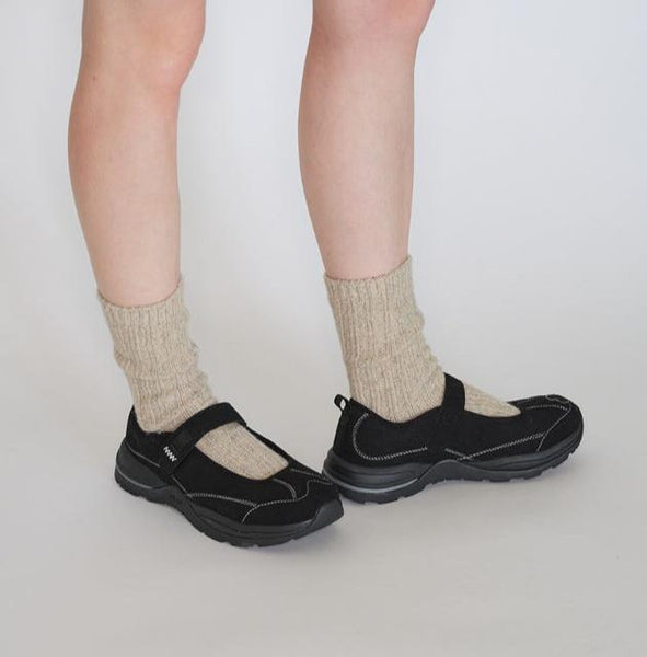 【23.65】24FW★ MOZZI MARY JANE 23.65 MOZZI MARY JANE 麂皮瑪莉珍鞋尺寸：23 - 25(無半號) 蝦皮