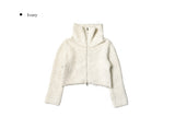 Comfy Knit Zip-Up Two-Way Cardigan