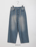 Yomiro String Washing Denim Pants