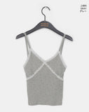 Lilfew Flower Lace Crop Sleeveless