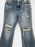 Refell Damage Bootcut Denim