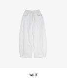 Obu Pintuck Cut Corduroy Pants