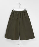 [BAONHAUS] Ranke Banding String Bermuda Pants