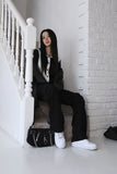 zipper chain shoulder bag