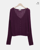 Plate Linen Cardigan
