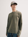 Boy Crop Pigment Long Sleeve T-Shirts