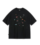 Dino Stitch Embroidered Short Sleeve Tee